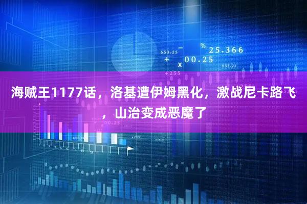 海贼王1177话，洛基遭伊姆黑化，激战尼卡路飞，山治变成恶魔了