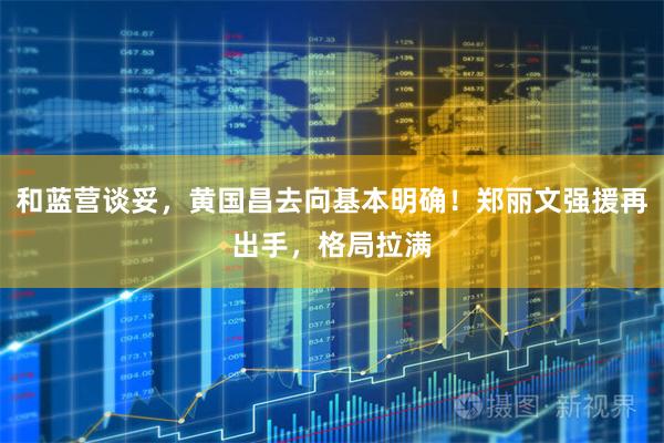和蓝营谈妥，黄国昌去向基本明确！郑丽文强援再出手，格局拉满