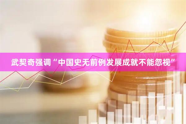武契奇强调“中国史无前例发展成就不能忽视”